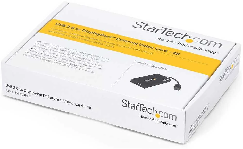 USB adapteris StarTech USB - DisplayPort Juodas (USB32DP4K)