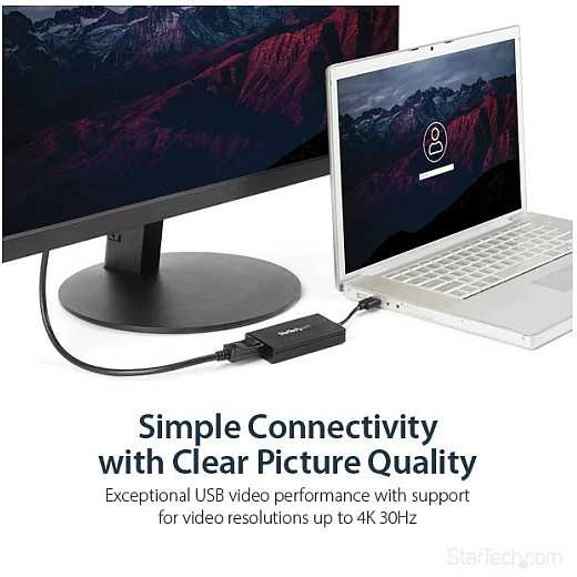 USB adapteris StarTech USB - DisplayPort Juodas (USB32DP4K)