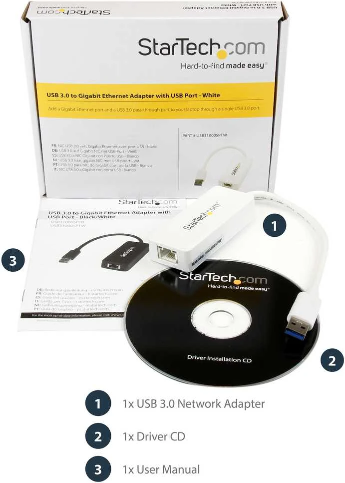 Karta jungiama į tinklą StarTech USB31000SPTW