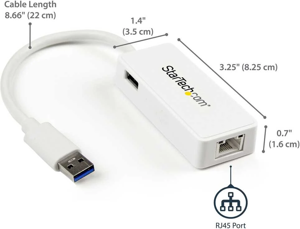 Karta jungiama į tinklą StarTech USB31000SPTW