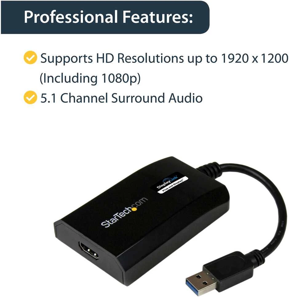 USB 3.0 – HDMI adapteris Startech USB32HDPRO