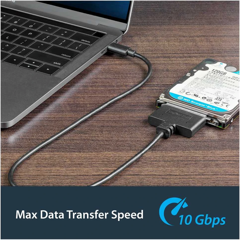 Kištukinis StarTech USB-C 3.2 Gen 2 - 2.5 "SATA (USB31CSAT3CB)