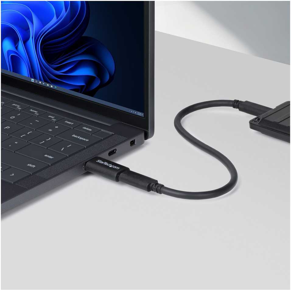 Adapteris USB StarTech U32-AMCF USB-A - USB-C Juodas (U32-AMCF-USBADAPTER)