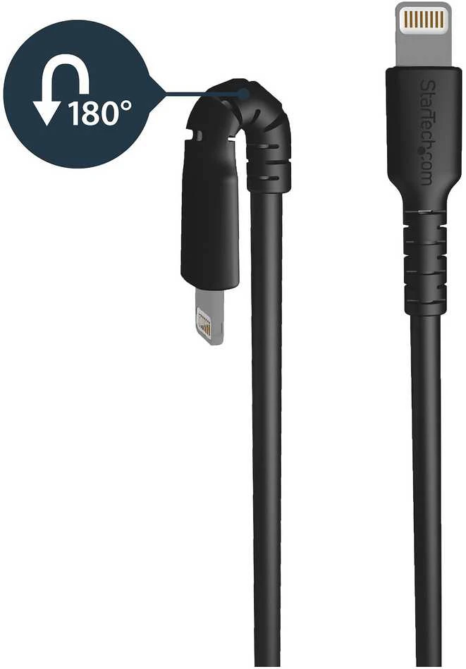 USB kabelis StarTech USB-A - Lightning 1 m Juodas (RUSBLTMM1MB)