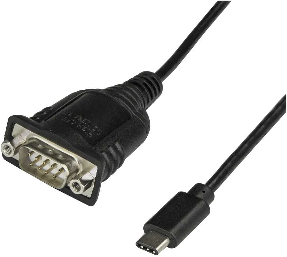 Kabelis USB StarTech USB-C - RS-232 0.4 m Juodas (ICUSB232PROC)