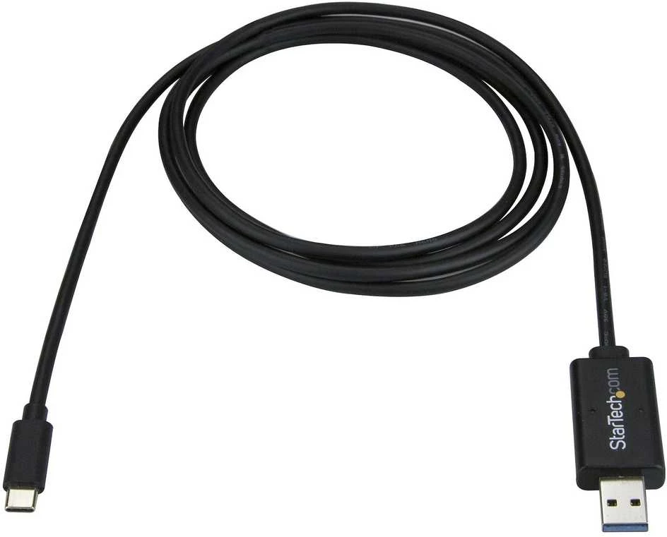 Kabelis USB StarTech USB-A - USB-C 2 m Juodas (USBC3LINK)