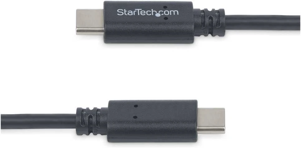 Kabelis USB StarTech USB-C - USB-C 1 m Juodas (USB2CC1M)