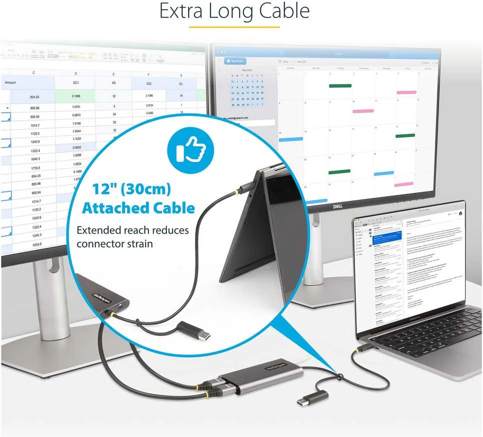 StarTech USB-C TO DUAL-HDMI ADAPTER /.