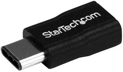 Adapteris USB StarTech USB-C - MicroUSB Juodas (USB2CUBADP)