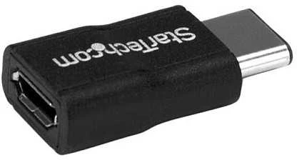 Adapteris USB StarTech USB-C - MicroUSB Juodas (USB2CUBADP)