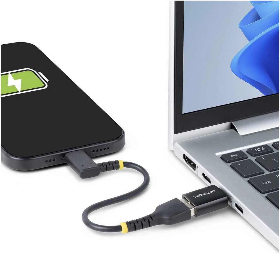 „StarTech“ USB-C–USB-A adapteris, 5 GB/5 GB, kompaktiškas metalinis korpusas