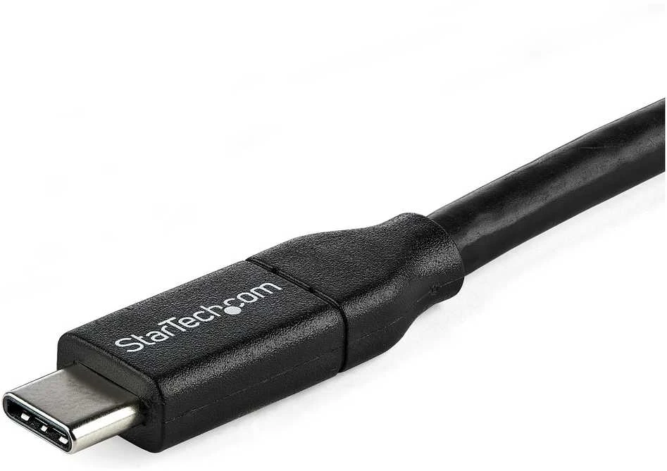 USB kabelis StarTech USB-C - USB-C 1 m Juodas (USB2C5C1M)