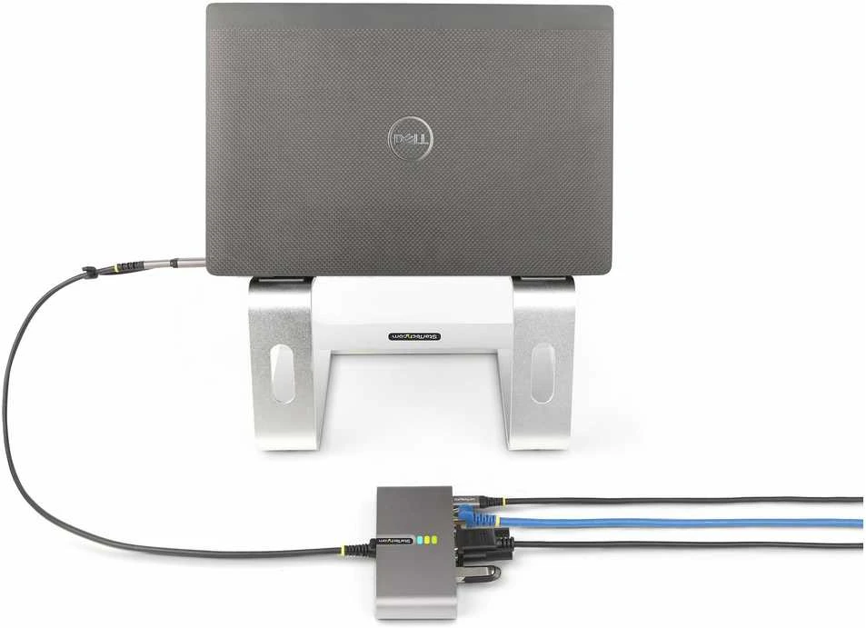 „StarTech“ USB-C/USB-A HUB – GBE – RS232/A HUB GB ETHERNETO RS232 SERIJA