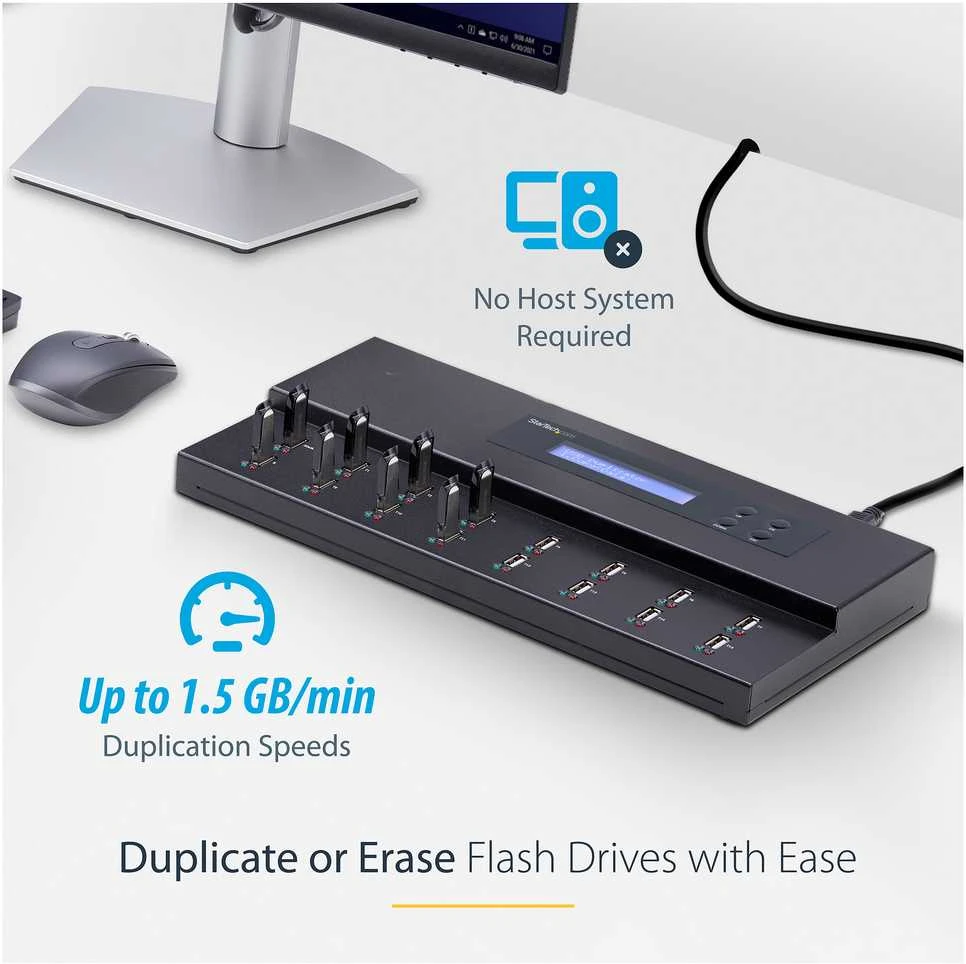 StarTech USB atmintinių kopijuoklis su ekranu