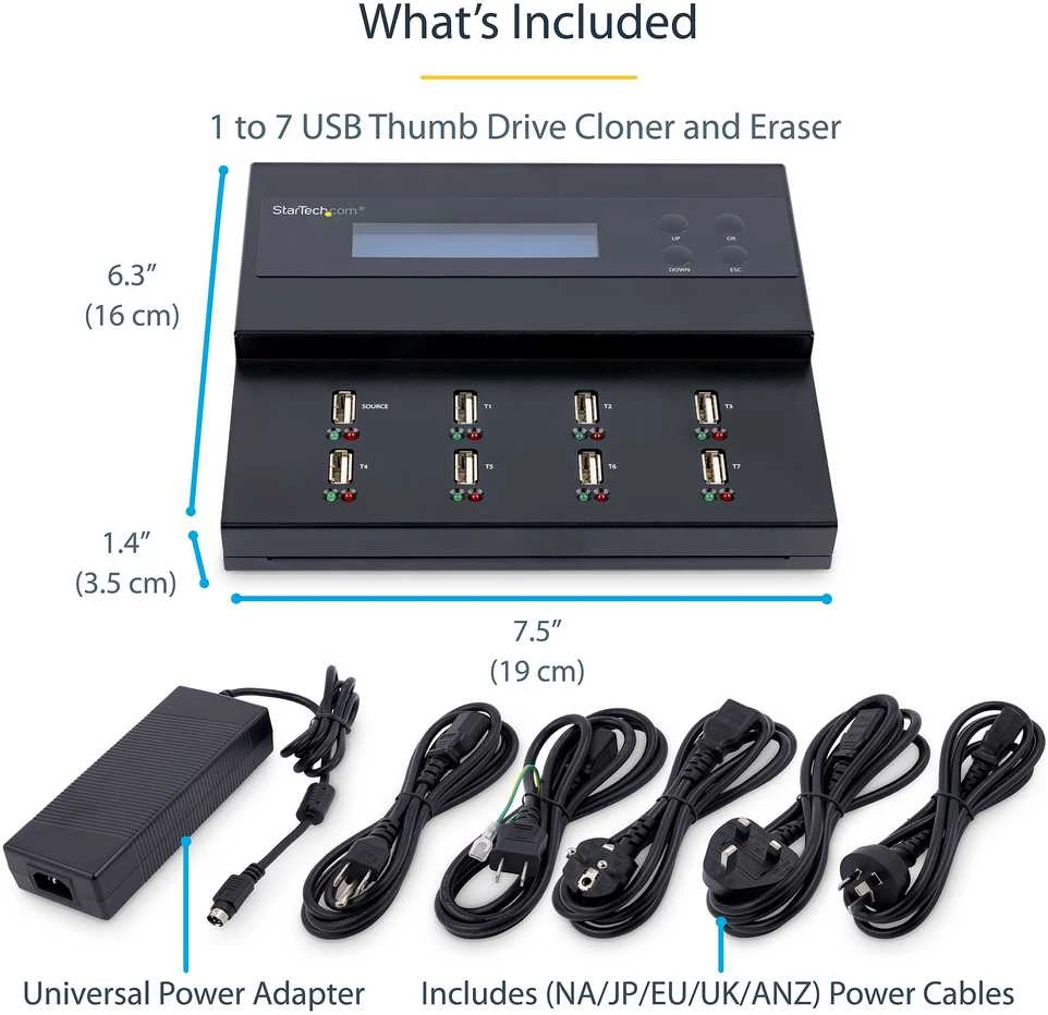 StarTech USB DUPLICATOR AND ERASER/HDD DUPLICATORS