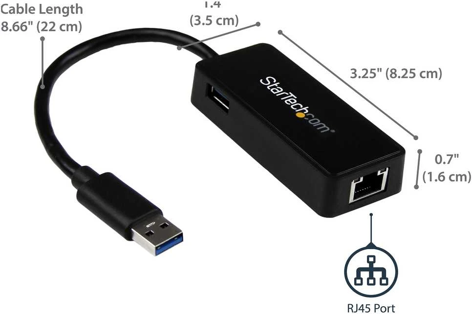 Tinklo adapteris Startech USB31000SPTB