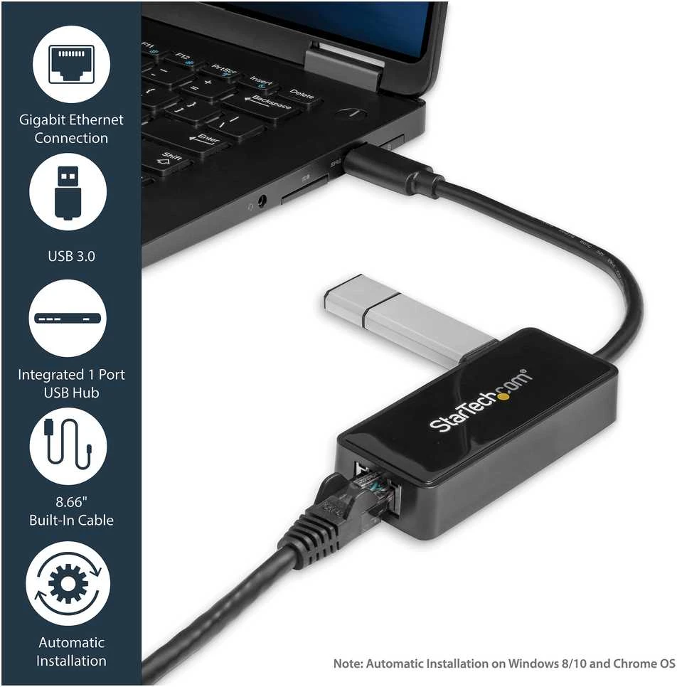 Tinklo adapteris Startech USB31000SPTB