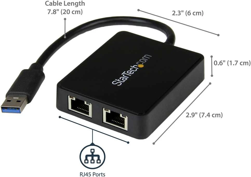 Tinklo adapteris Startech USB32000SPT