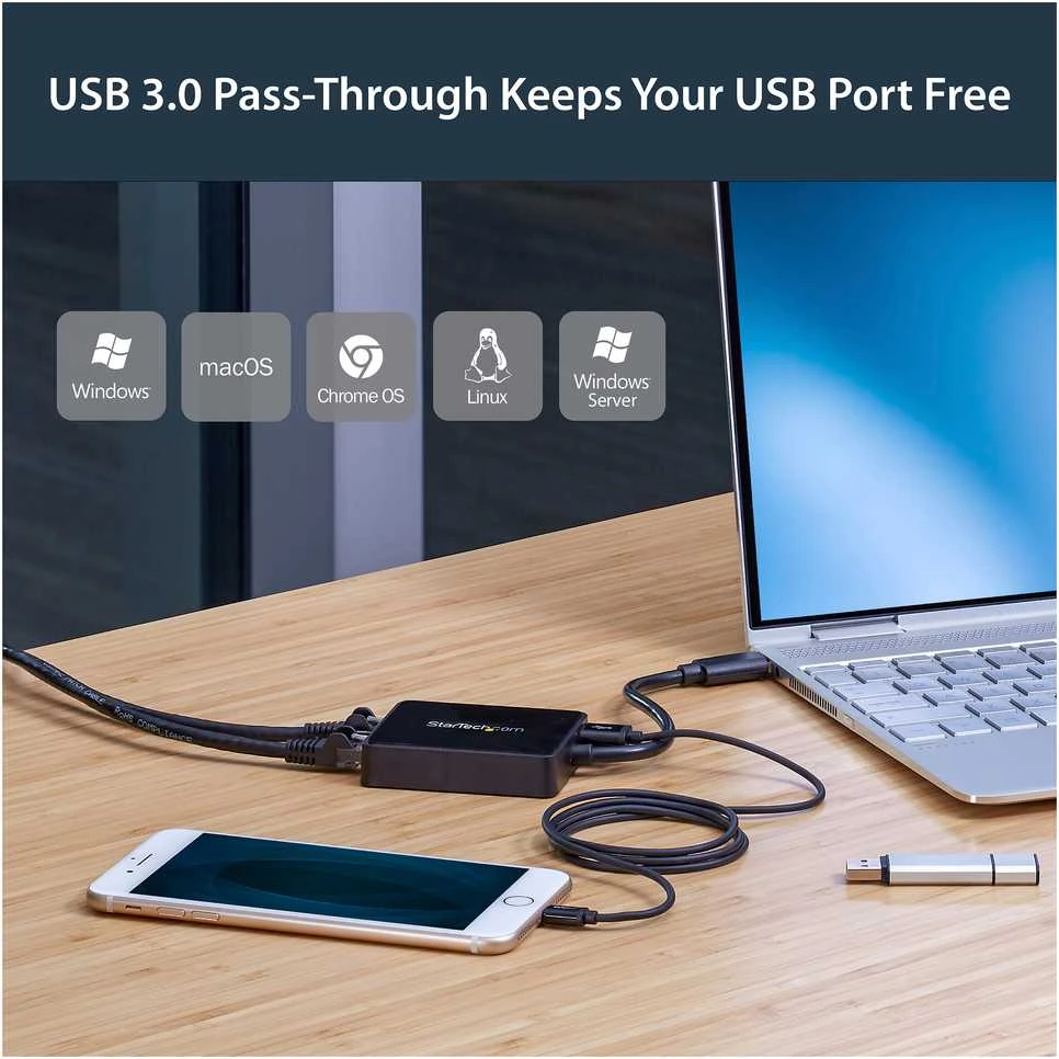 Tinklo adapteris Startech USB32000SPT