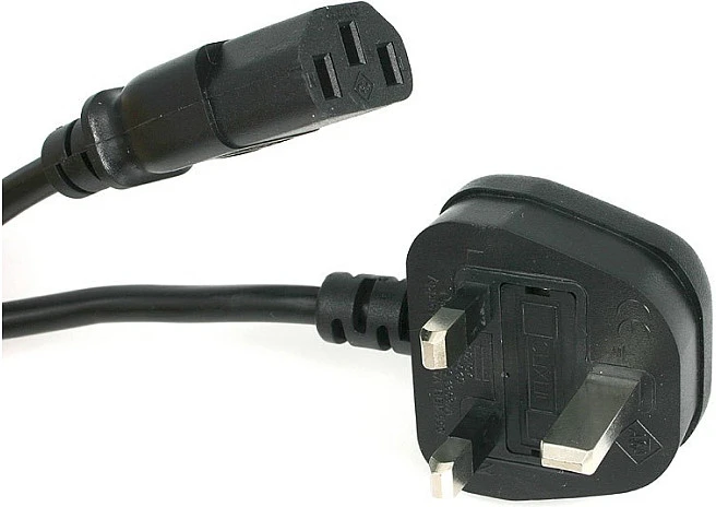 Maitinimo kabelis StarTech StarTech BS13U-1M-POWER-LEAD maitinimo kabelis juodas BS 1363 C13 skydelis