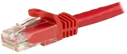 StarTech STARTECH.COM 1,5m CAT6 Kabelis - rotes CAT6-Patchkabel - Snagless-RJ45 - Kupferdraht mit 24 AWG - LAN - Ethernet N6PATC150CMRD
