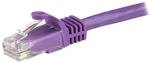 StarTech STARTECH.COM 1,5m CAT6 Kabelis - lila - CAT6-Patchkabel - Snagless-RJ45 - 24 AWG Kupferdraht - LAN - Ethernet N6PATC150CMPL