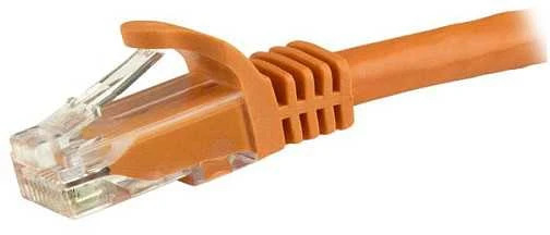 StarTech STARTECH.COM 1,5m CAT6 Kabelis - orangenes CAT6-Patchkabel - Snagless-RJ45 - 24 AWG Kupferdraht - LAN - Ethernet N6PATC150CMOR