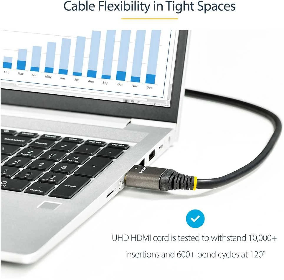 Kabelis StarTech HDMI - HDMI 5m pilka (HDMMV5M)