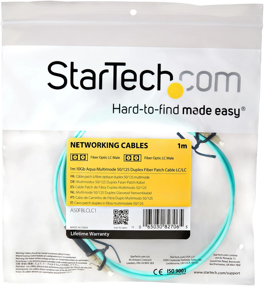 StarTech Startech A50FBLCLC1 šviesolaidinis kabelis