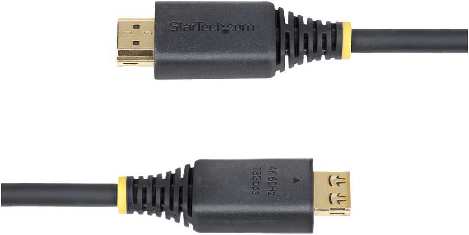 Kabelis StarTech su uchwytami 1 m (HDMI2-CABLE-GRIP-1M)