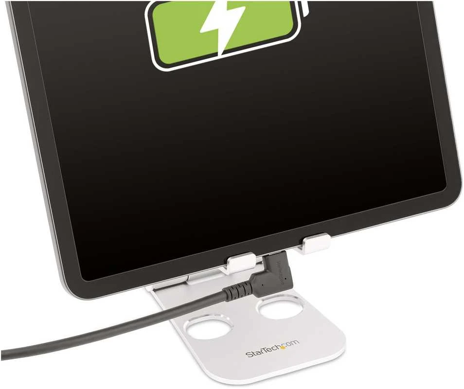 „StarTech“ STABIUS KAMPAS USB-C KABELAS / USB C IKI C KABELAS – 90 LAIPČIŲ