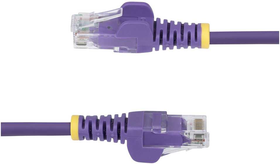 StarTech 1M PURPLE SLIM CAT6 CABLE