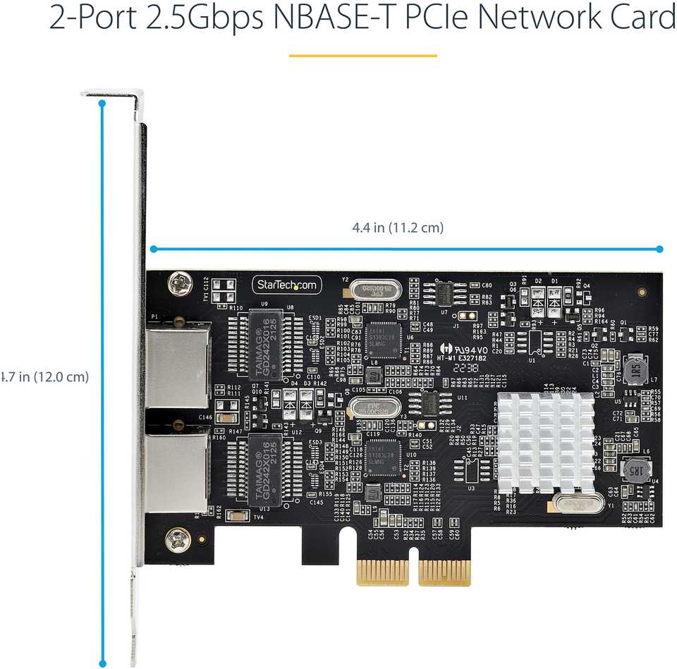 Tinklo plokštė StarTech StarTech PR22GI-NETWORK-CARD tinklo plokštė Vidinis Ethernet 2500 Mbit/s