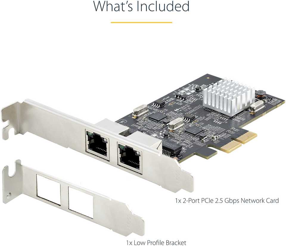 Tinklo plokštė StarTech StarTech PR22GI-NETWORK-CARD tinklo plokštė Vidinis Ethernet 2500 Mbit/s