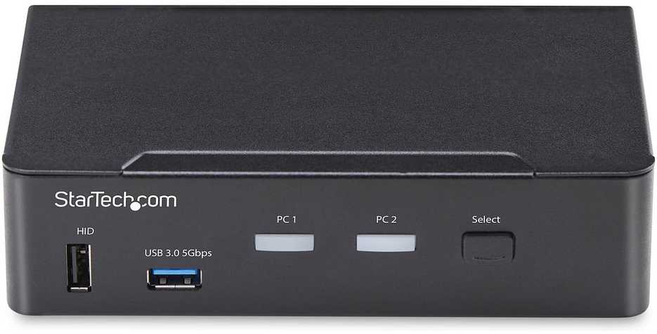 Przełącznik StarTech StarTech P2AD122-KVM-SWITCH przełącznik KVM Juodas