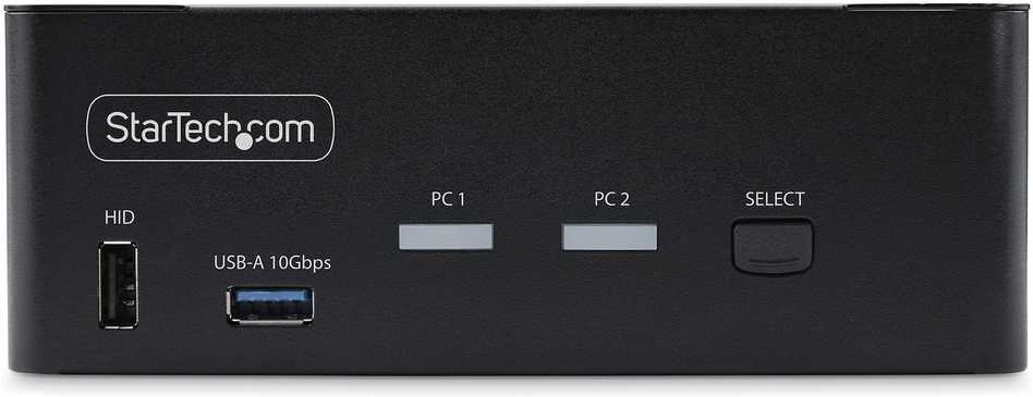 Przełącznik StarTech 2-PORT DP 1.4 KVM SWITCH - DUAL-MONITORIUS DISPLAYPORT KVM