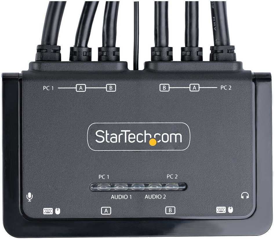 StarTech C2-DH46-UA2-CBL-KVM/2-PORT DUAL-MONITORIUS KVM SWITCH