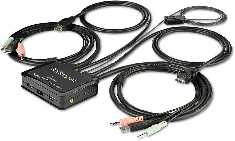StarTech 2 PORT HDMI KVM SWITCH - 4K60/USB 4K 60HZ - OS INDEPENDENT