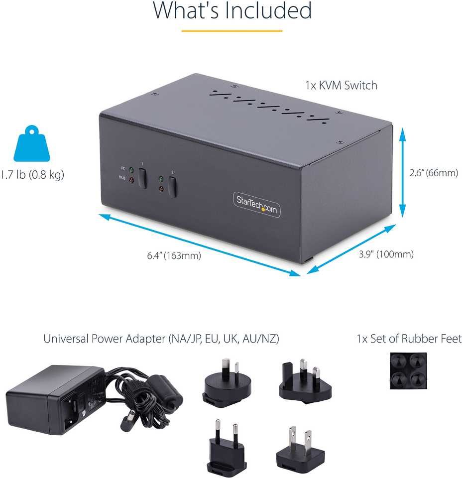 „StarTech P2DD46A2-KVM-SWITCH“