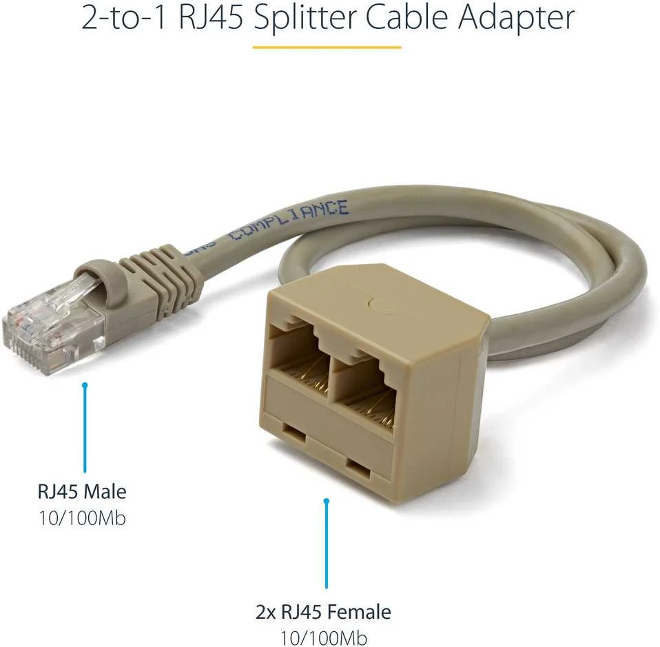 StarTech RJ45 SPLITTER CABLE ADAPTER