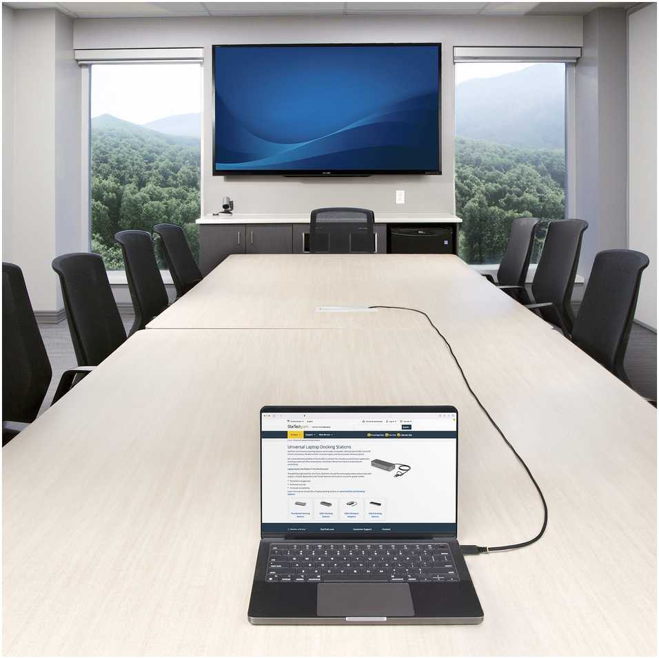Kabelis StarTech HDMI 2.4m (HDMI2-CABLE-4K60-8F)