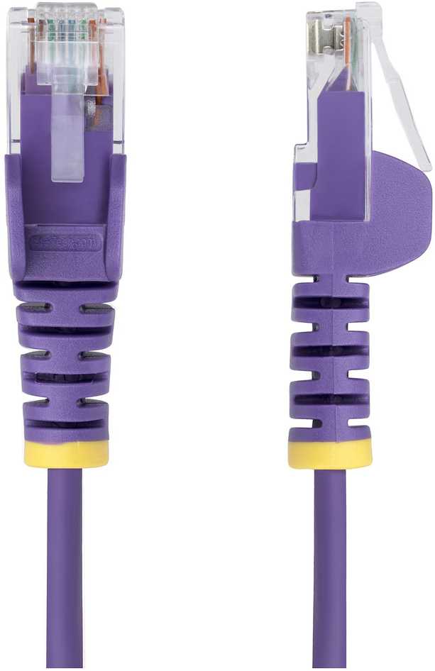 StarTech 2.5M PURPLE SLIM CAT6 CABLE