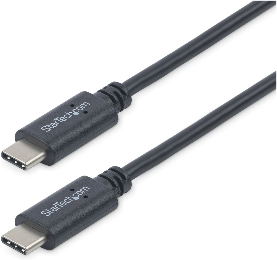 Kabelis USB StarTech USB-C - USB-C 2 m Juodas (USB2CC2M)