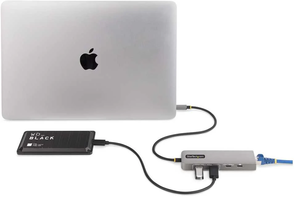 StarTech 3-PORT USB-C HUB 2.5GBE PD/100W POWER DELIVERY PASSTHROUGH