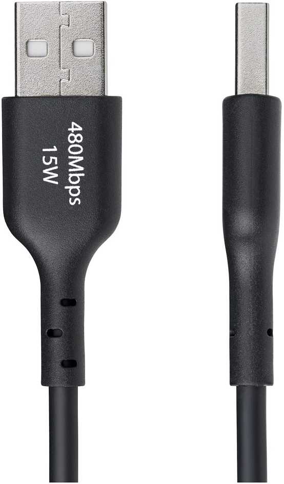 USB kabelis StarTech USB-A - USB-C 0,3 m juodas (USB2AC30CMBK)