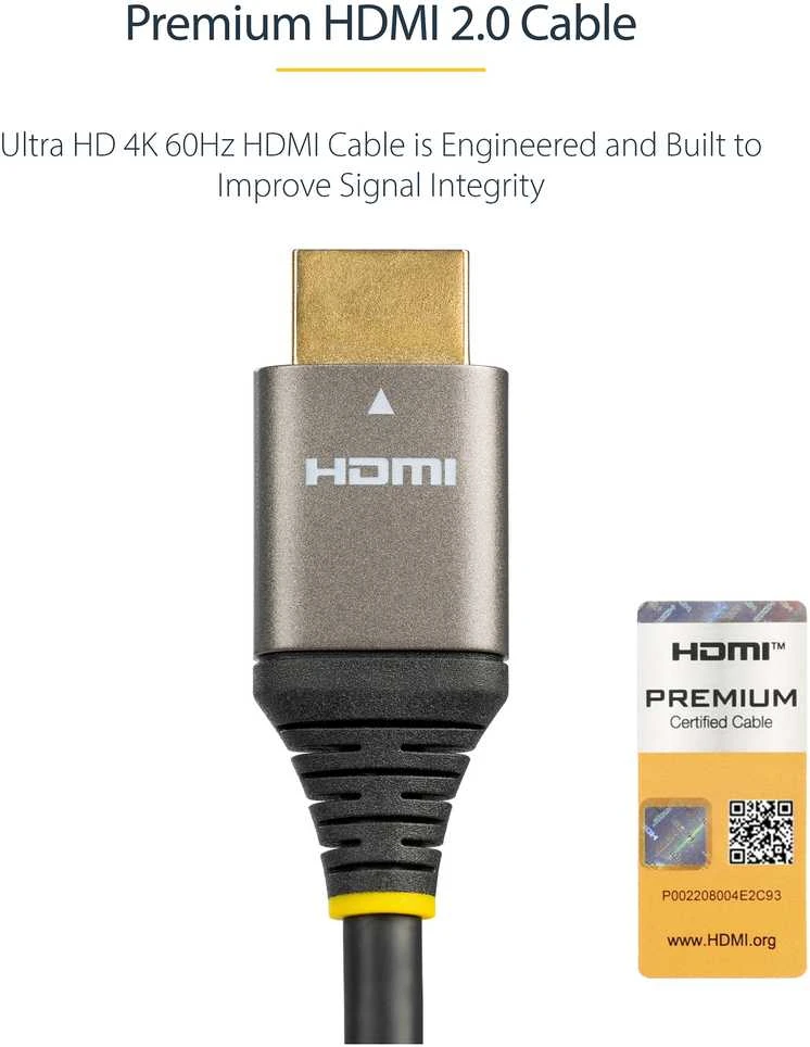 Kabelis StarTech HDMI - HDMI 3m pilka (HDMMV3M)