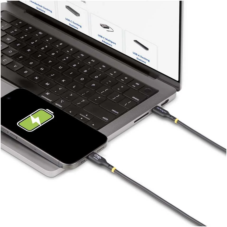 StarTech USB-C Įkrovimo kabelis 240W PD/240W PD EPR/TYPE-C ĮKROVIMO LAIDAS