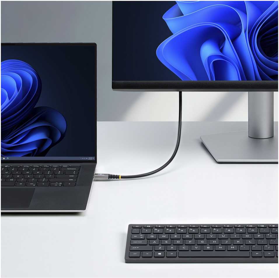 Kabelis USB StarTech 3 m USB-C USB4 20 Gb/s 60 W 4K 120Hz DP2.1 Juodas (CC3M20GUSB4CX)