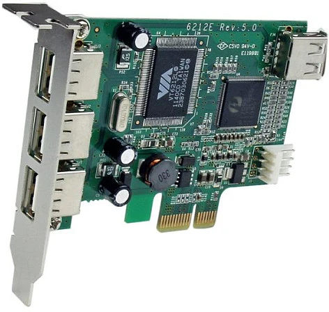 StarTech 4 PORT LP PCIE USB CARD/.