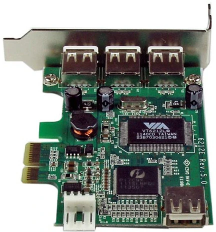 StarTech 4 PORT LP PCIE USB CARD/.